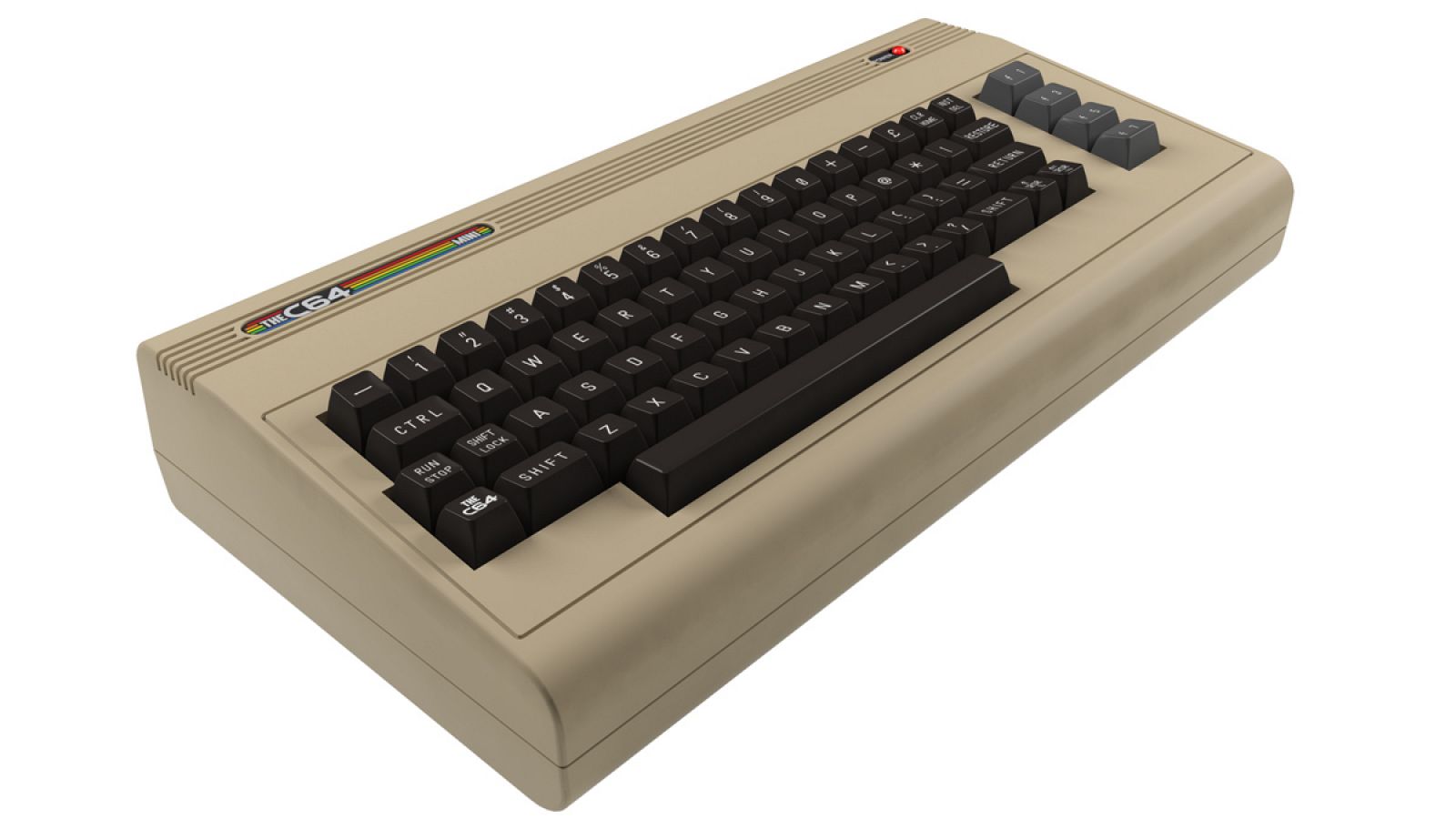 La réplica del Commodore 64 es un 50% más pequeña y llega bajo el nombre comercial de TheC64 Mini.