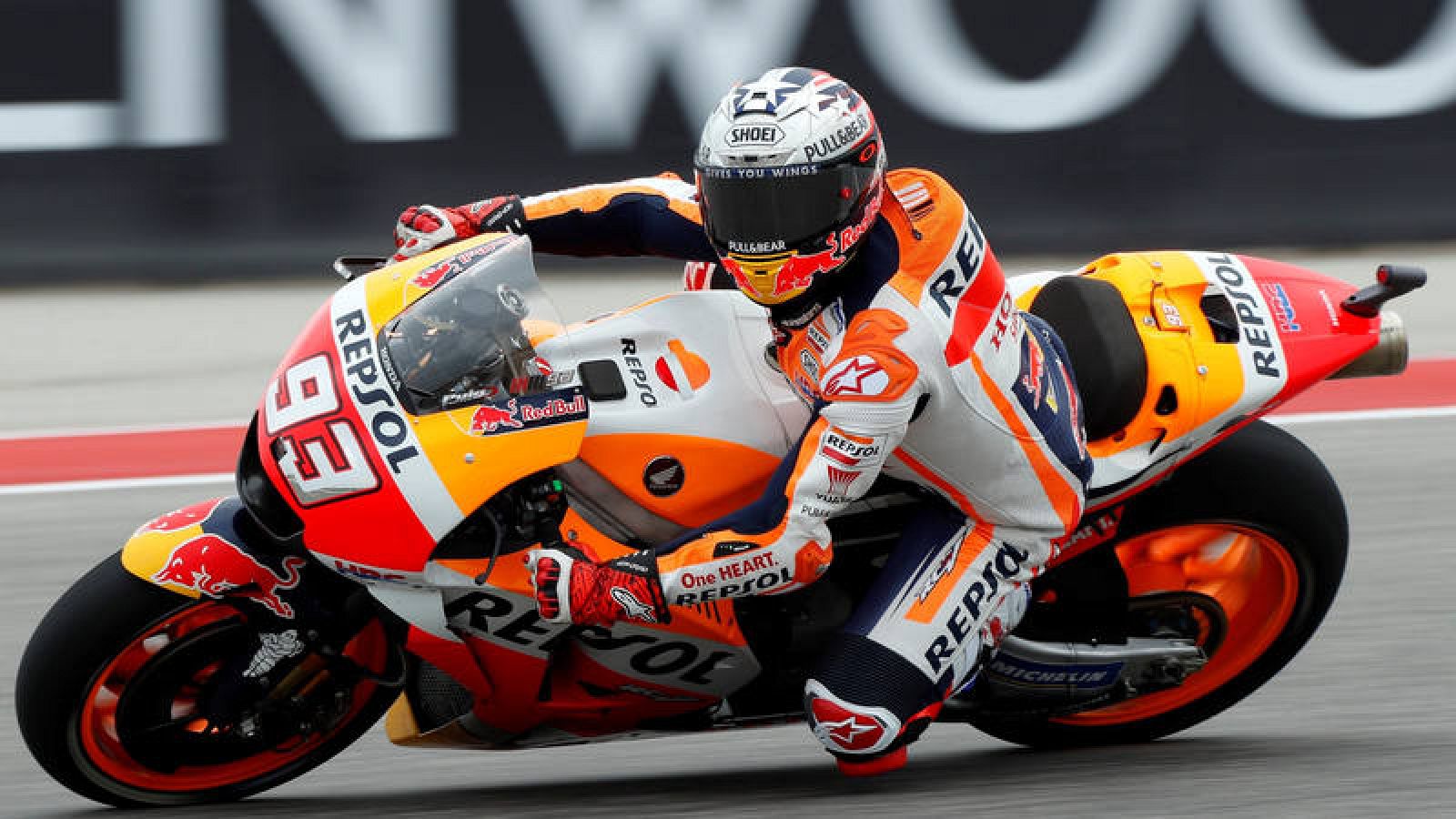 El piloto español Marc Márquez, pole del Gran Premio de Austin.