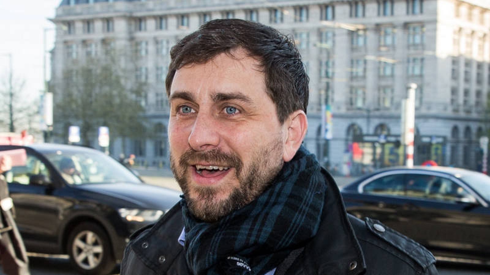 El exconseller catalán de Sanidad Toni Comín en Bruselas hace unos días.
