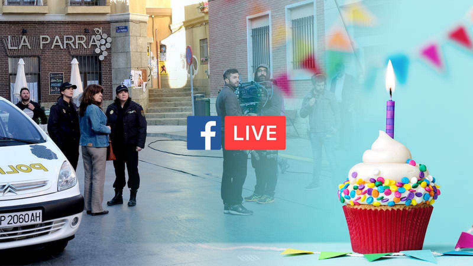  'Servir y proteger' celebra su primer año de emisión con un Facebook Live desde el rodaje