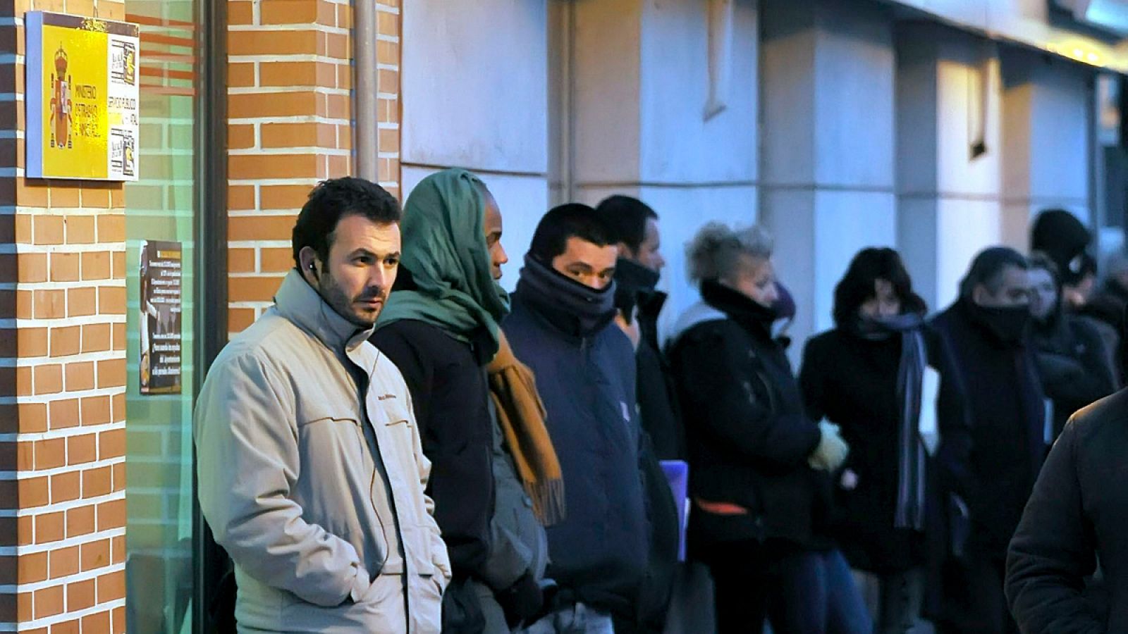 Unos parados en Alcalá de Henares