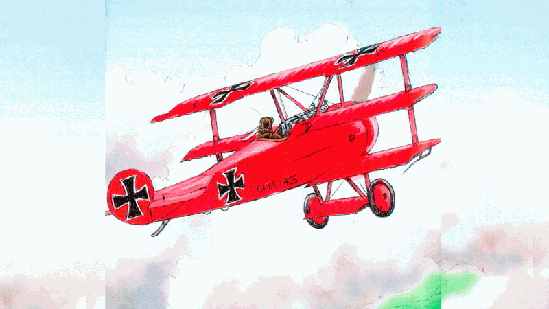 Viñeta de 'El Barón Rojo'