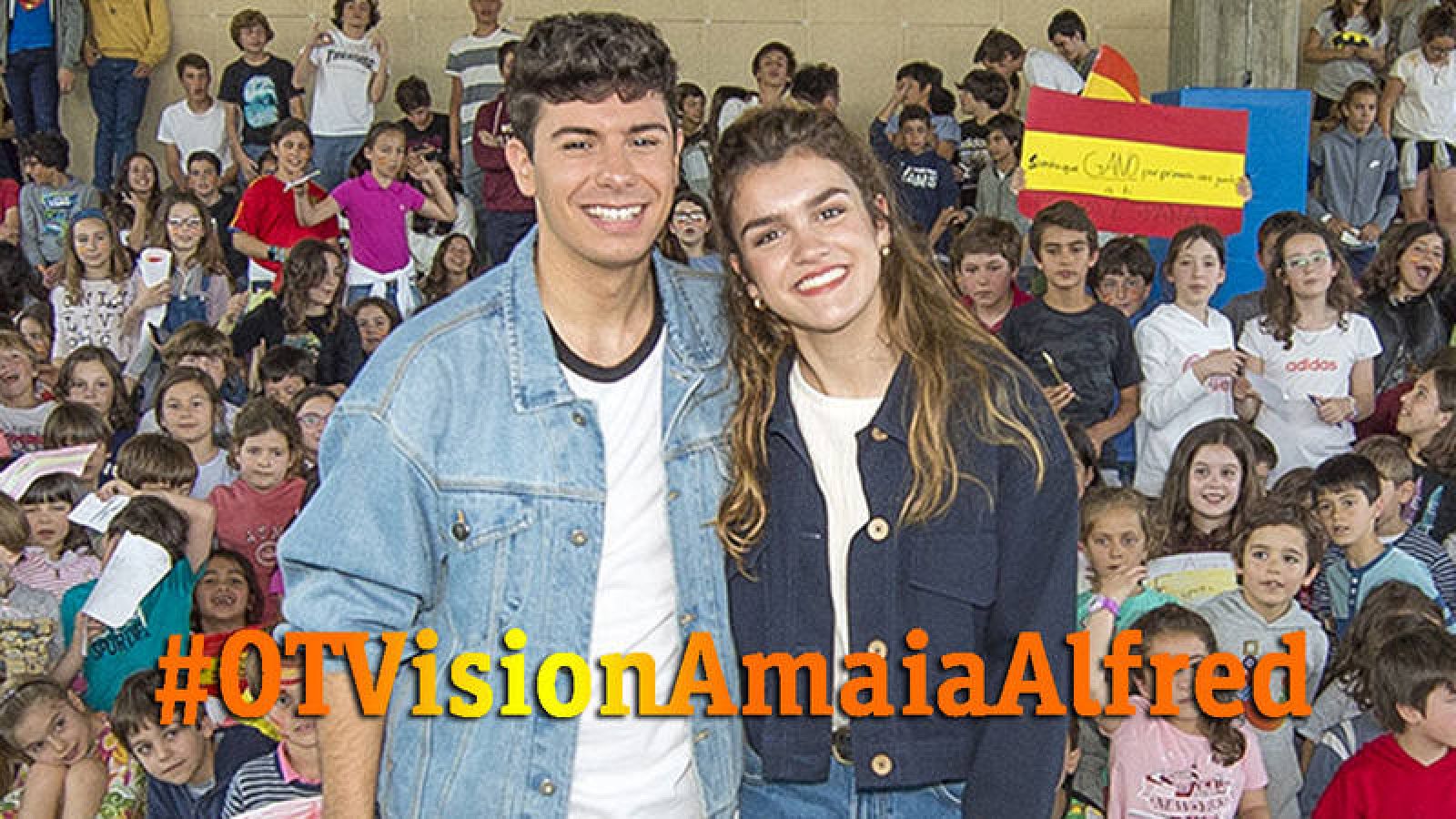 Envíales tu pregunta con #AmaiaAlfredOTvision