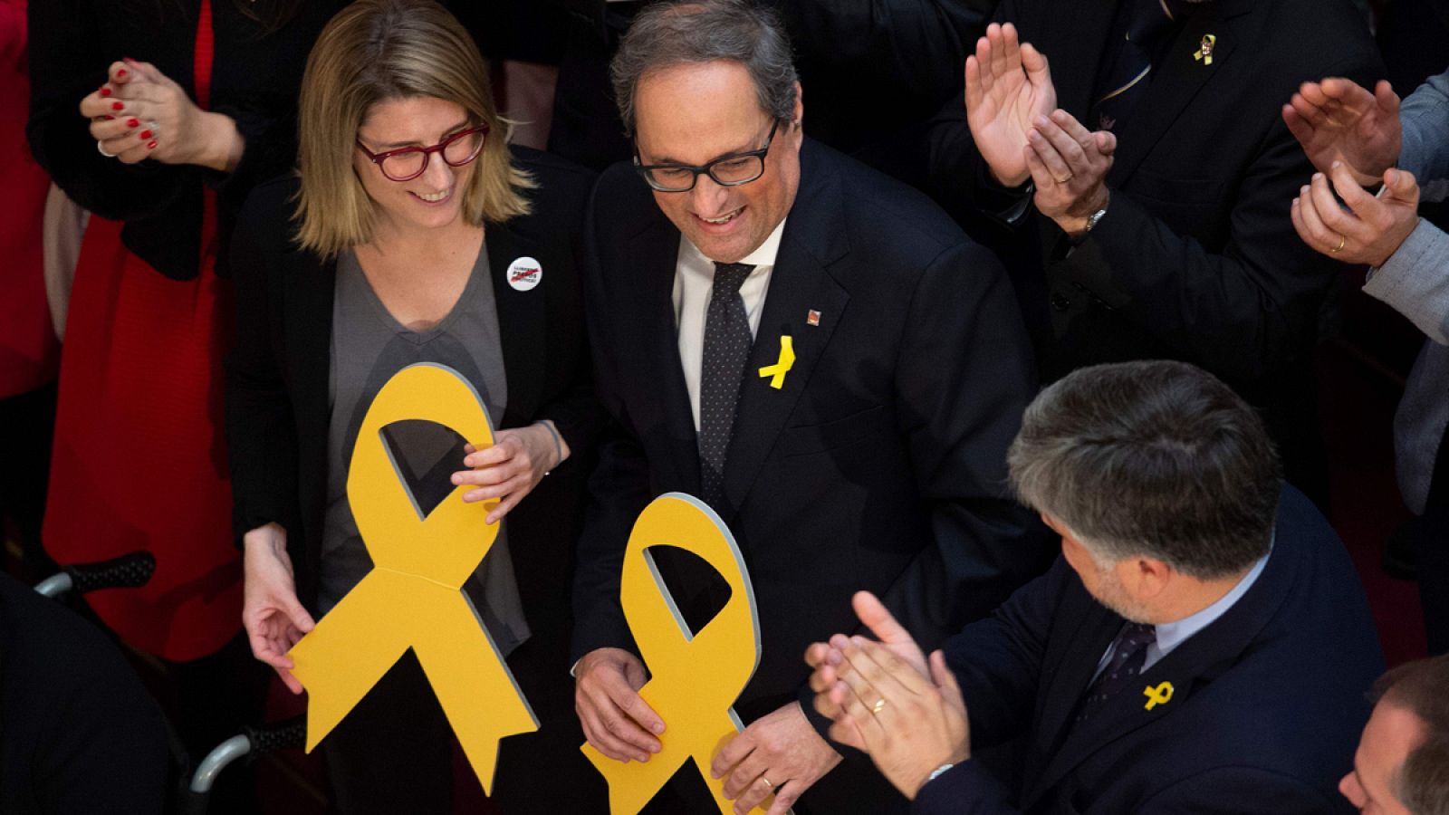 El nuevo president electo de la Generalitat, Quim Torra