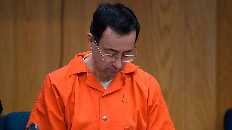 El médico deportivo Larry Nassar, en una de sus comparecencias judiciales