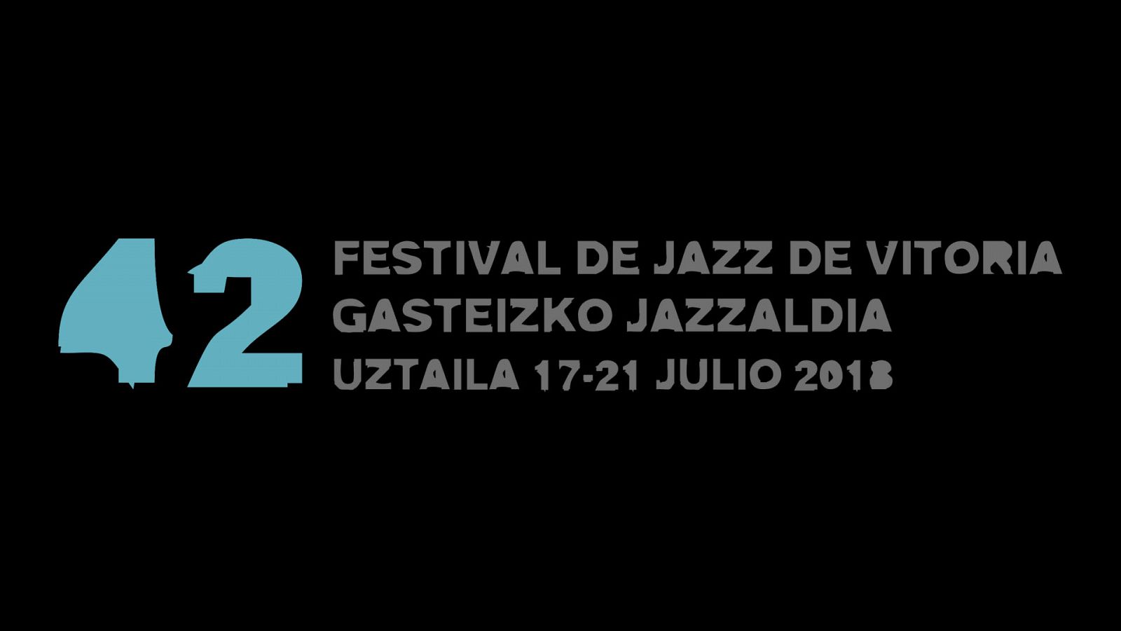 Cartel de la 42ª edición del Festival de Jazz de Vitoria-Gasteiz