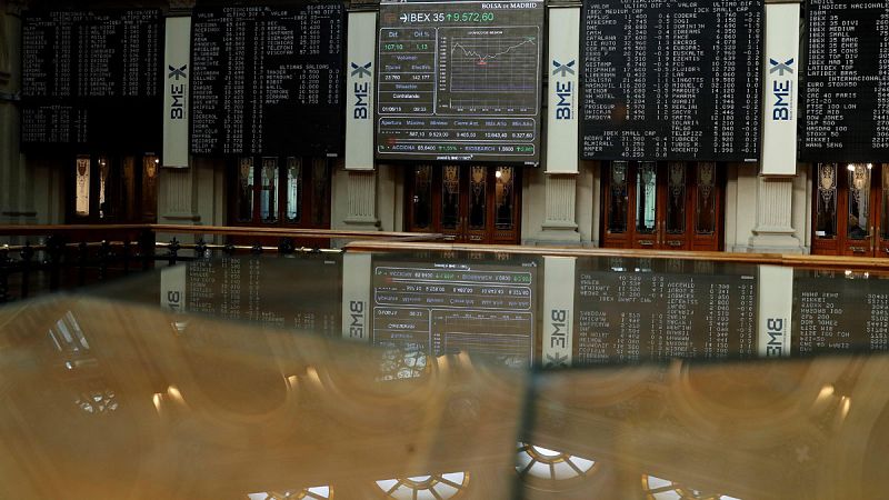 Plano general de la Bolsa de Madrid