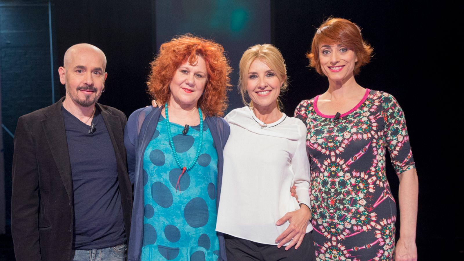 Cayetana Guillén Cuervo con Miguel Vagalume, Celia Blanco e Isabel Serrano