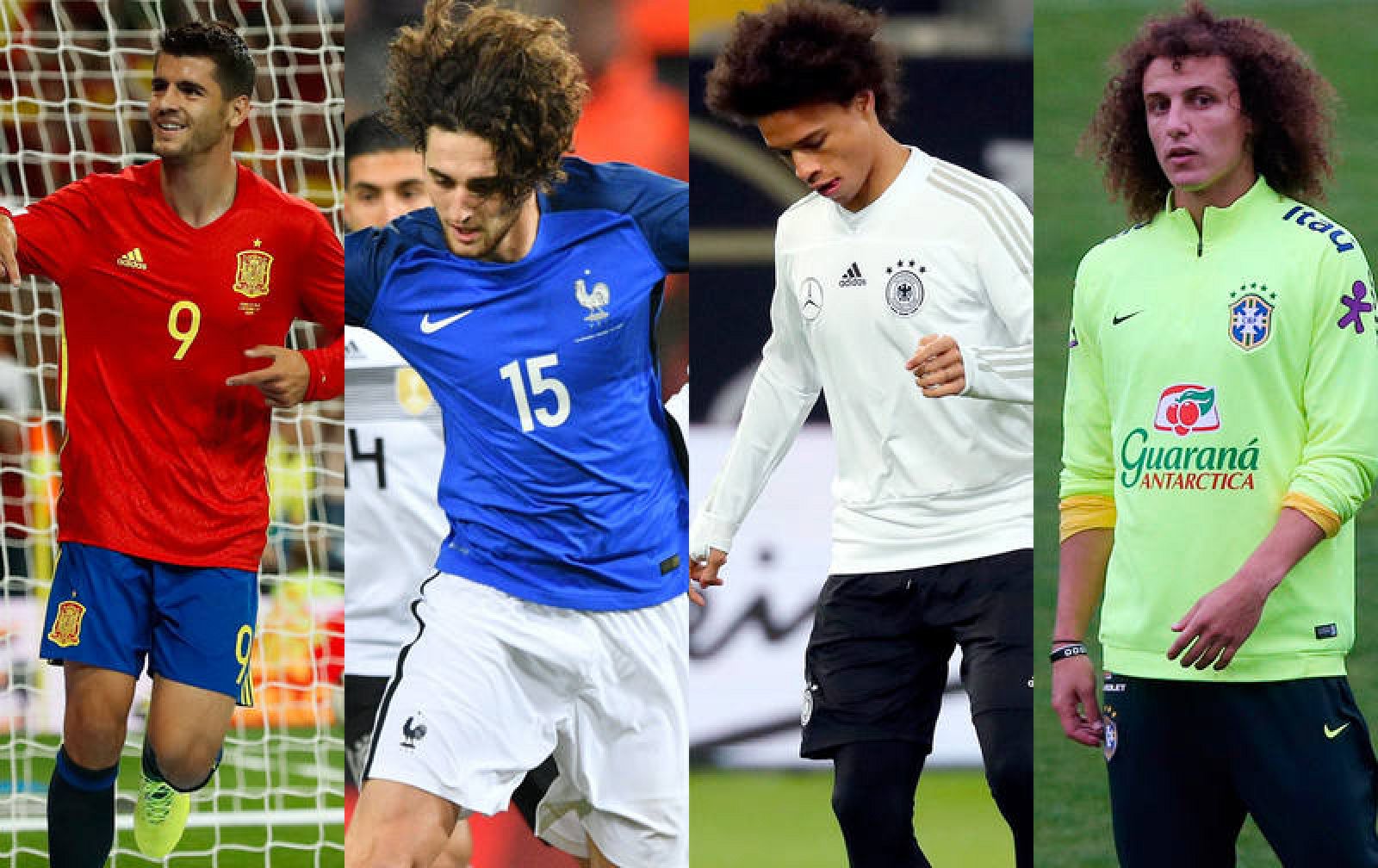Morata, Rabiot, Sané o David Luiz son un buen ejemplo de ausencias sonadas.