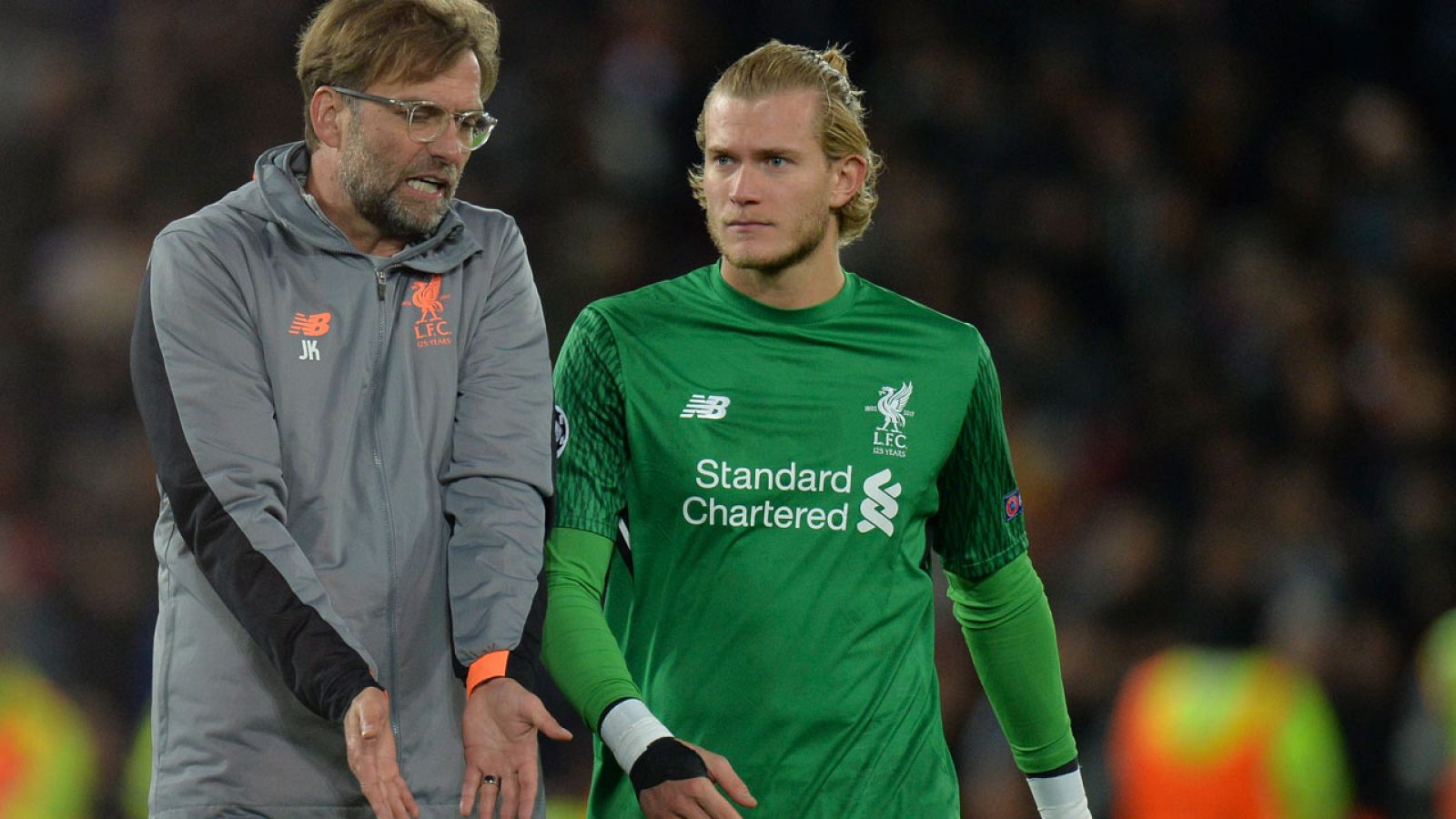 Karius sufrió una conmoción durante la final de la Champions contra el Madrid