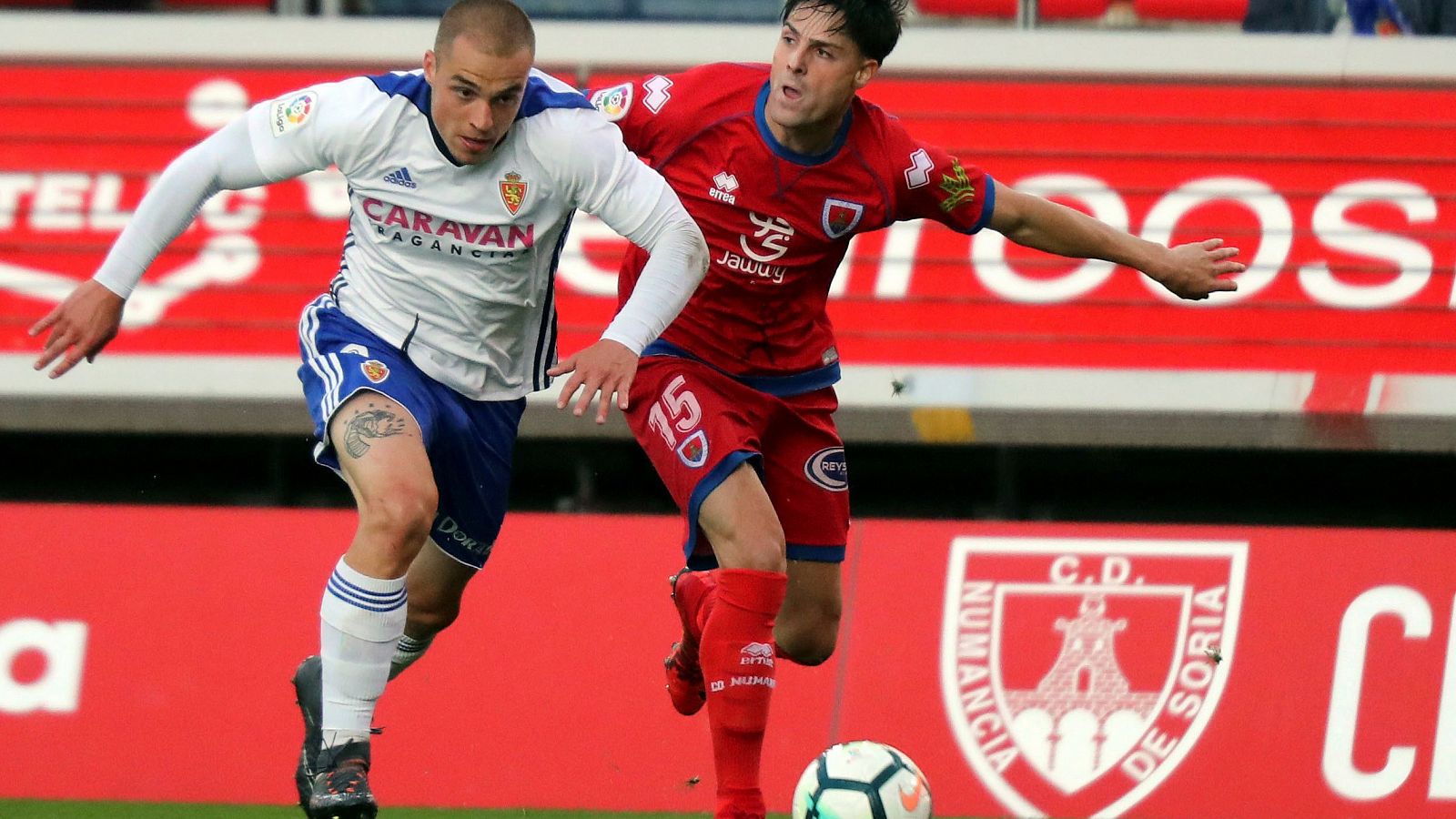 Numancia y Zaragoza firman tablas en Los Pajaritos