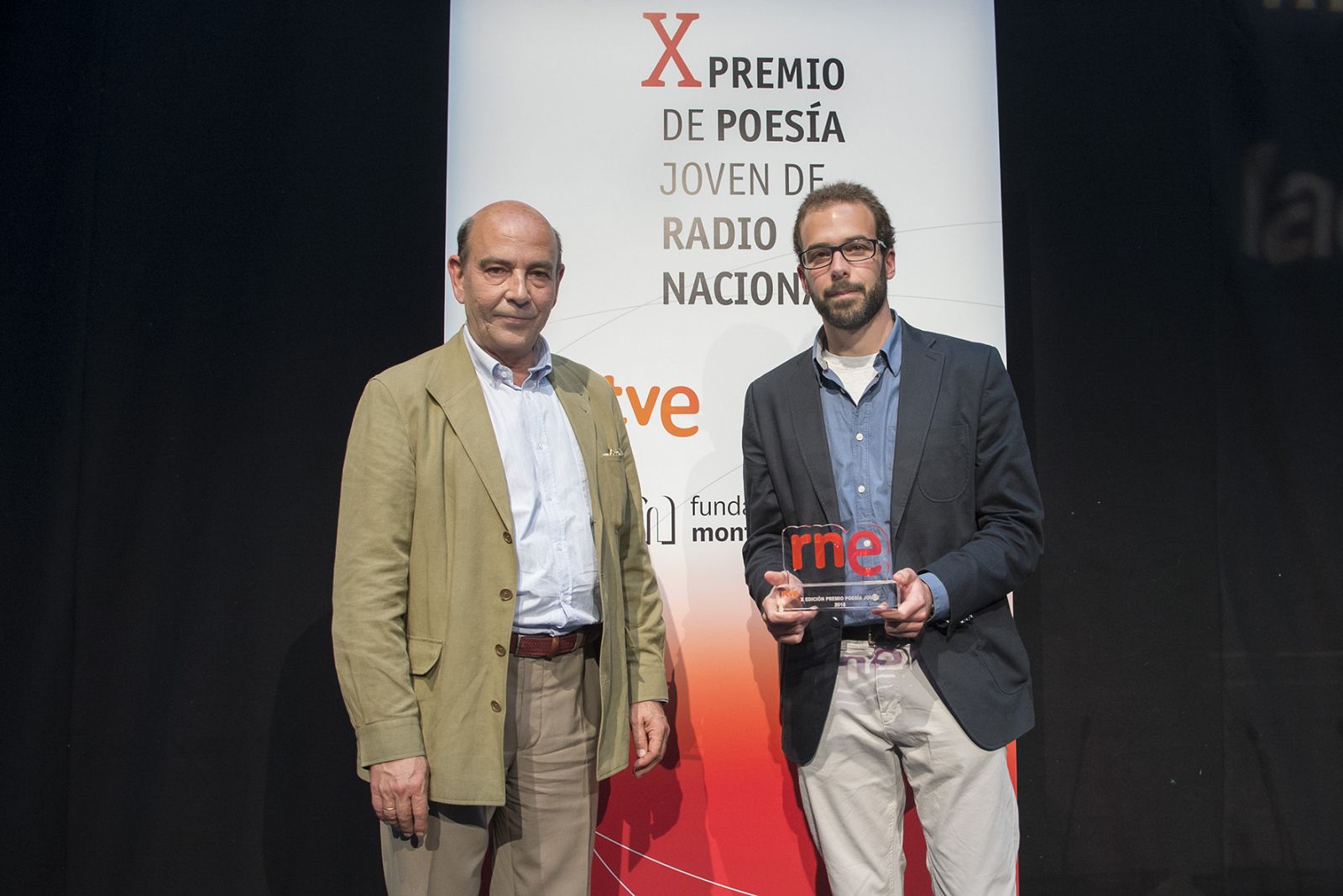 Alfonso Nasarre con Sergio Navarro