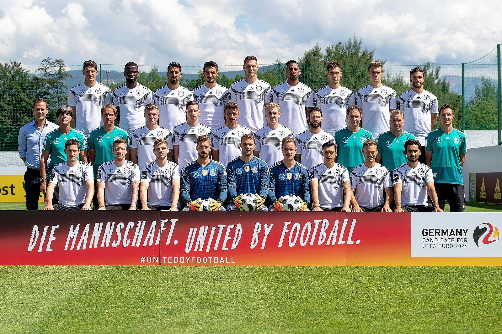 Foto de familia de la selección de fútbol de Alemania