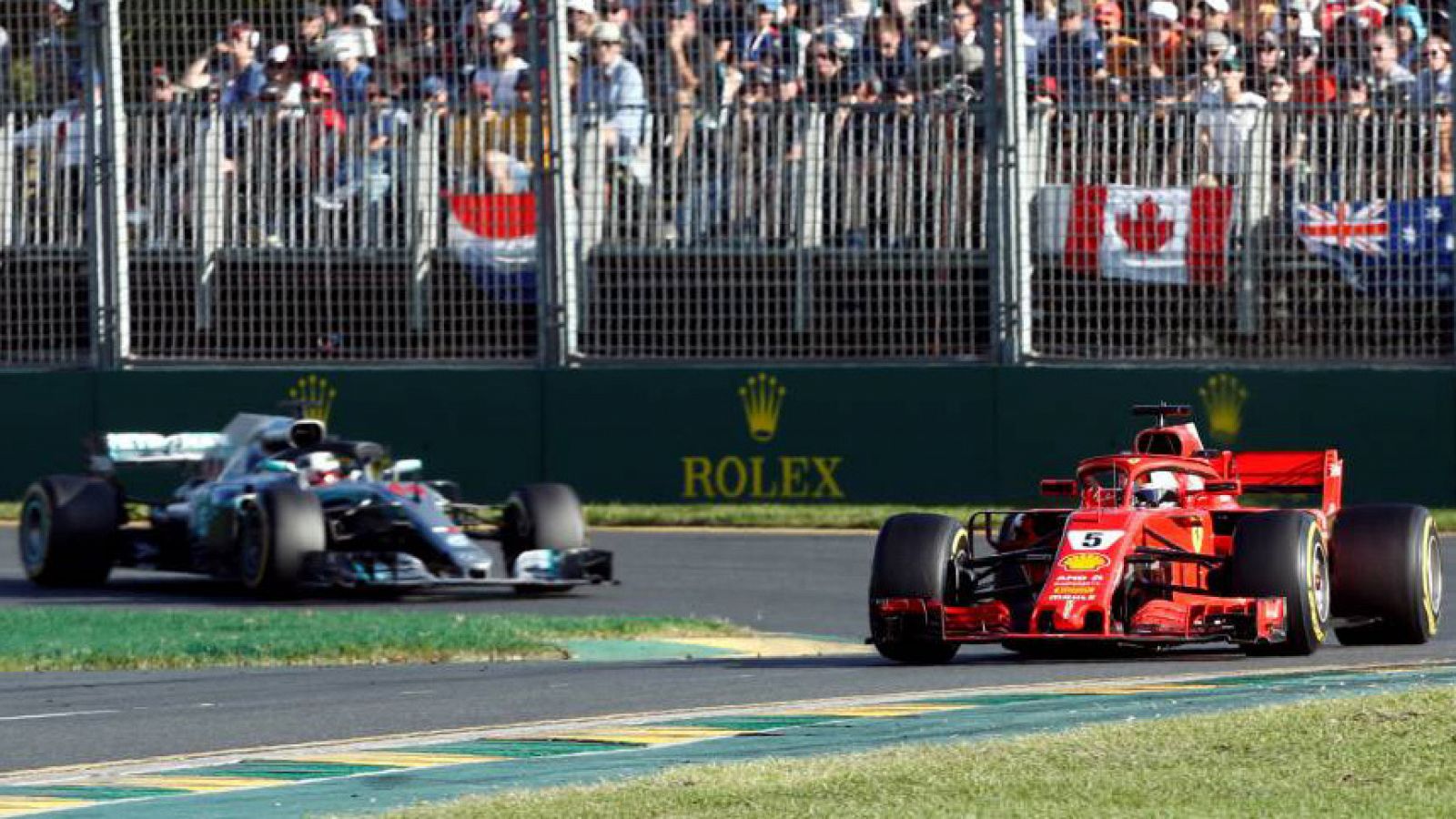 Vettel y Hamilton