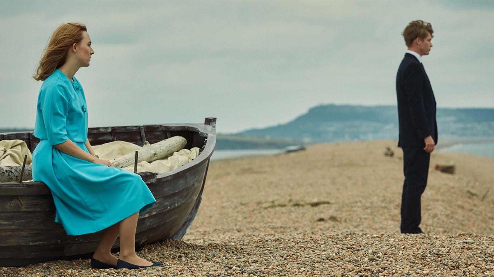 Saoirse Ronan y Billy Howle en 'En la playa de Chesil'