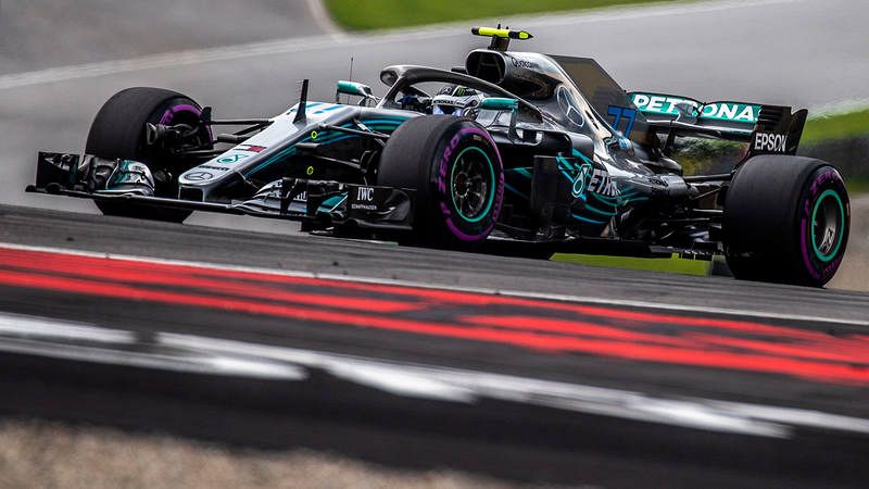 El piloto finlandés de Mercedes Valtteri Bottas