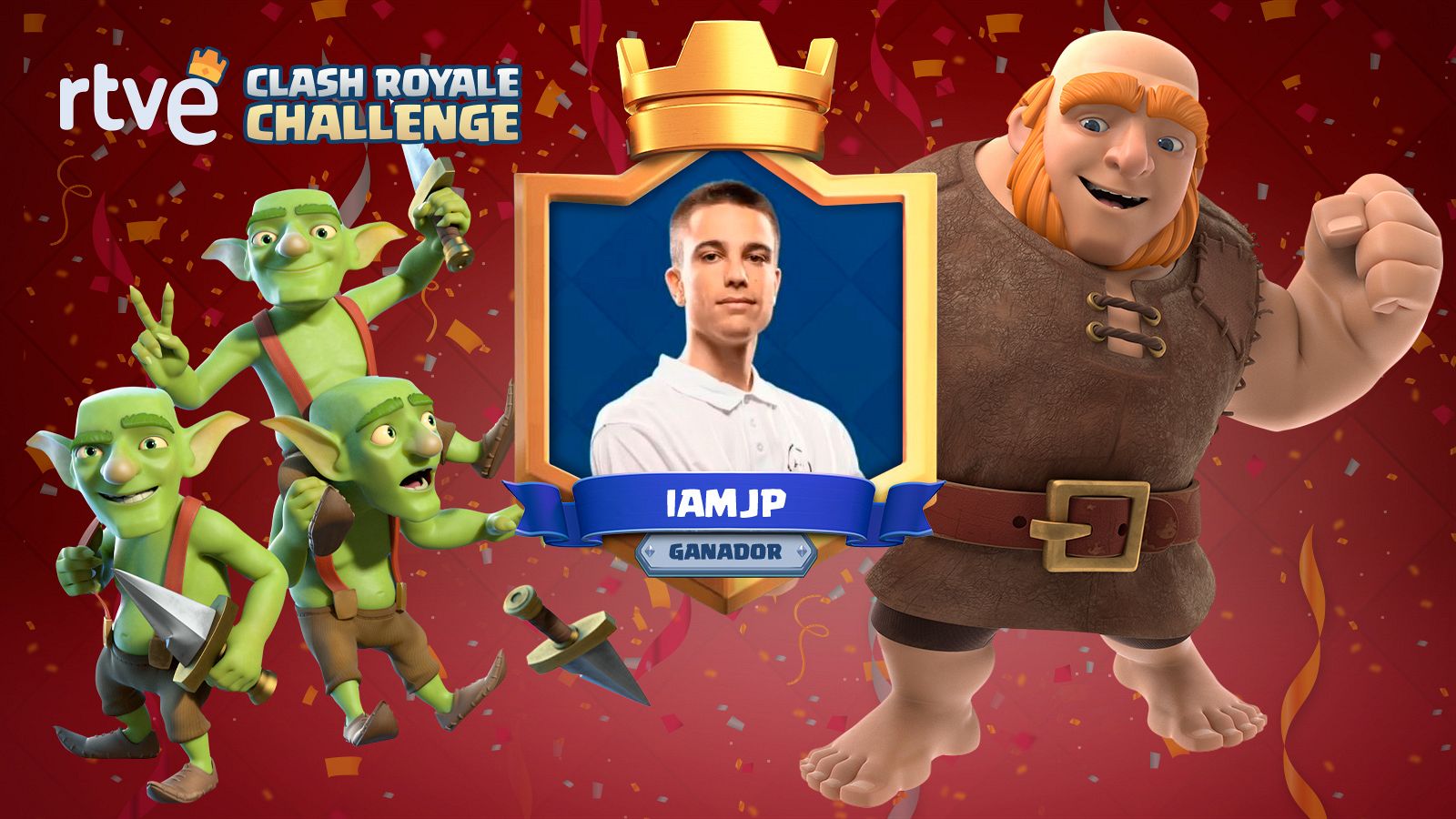 iAmJP se proclama campeón de RTVE Clash Royale Challenge