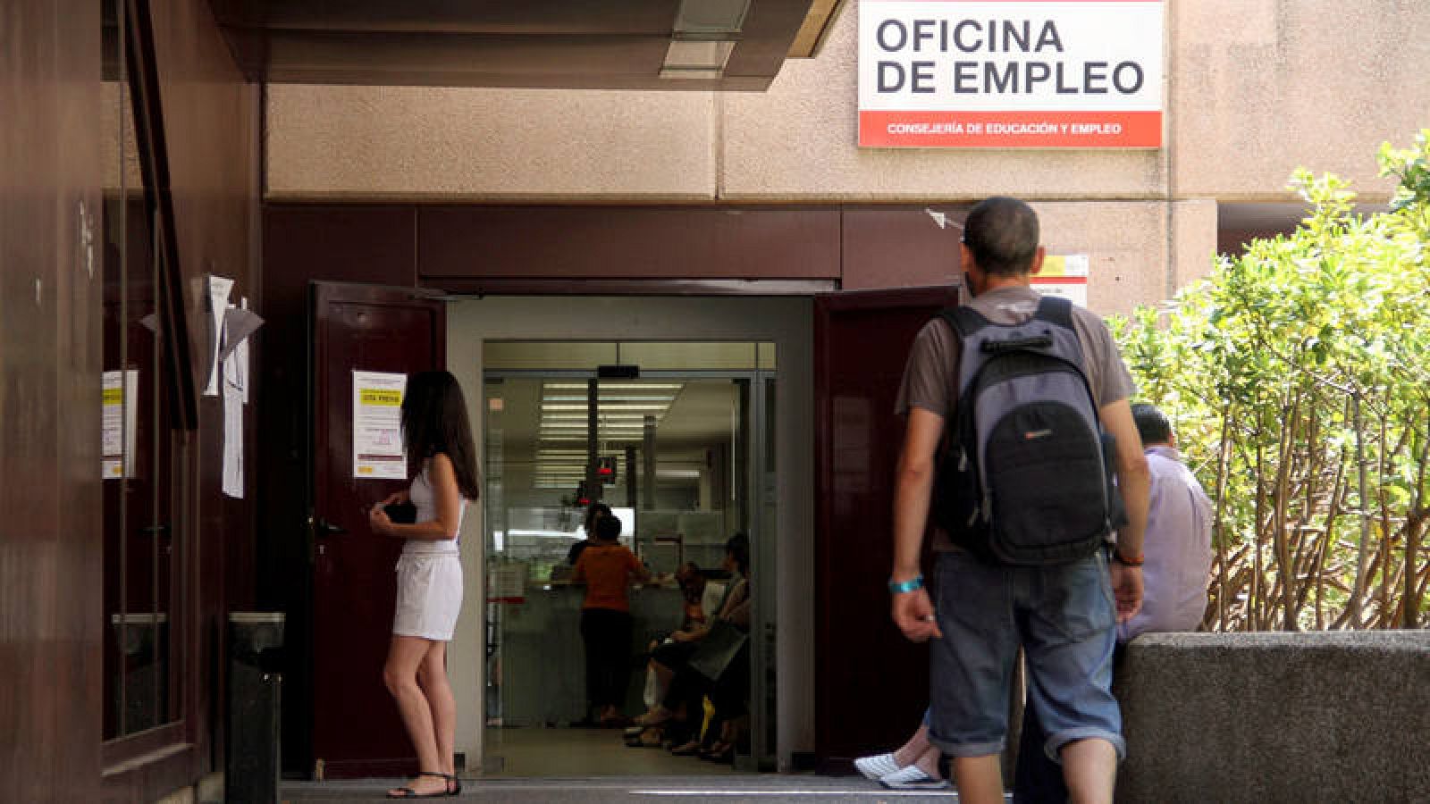 Oficina de empleo de la calle Orense de Madrid