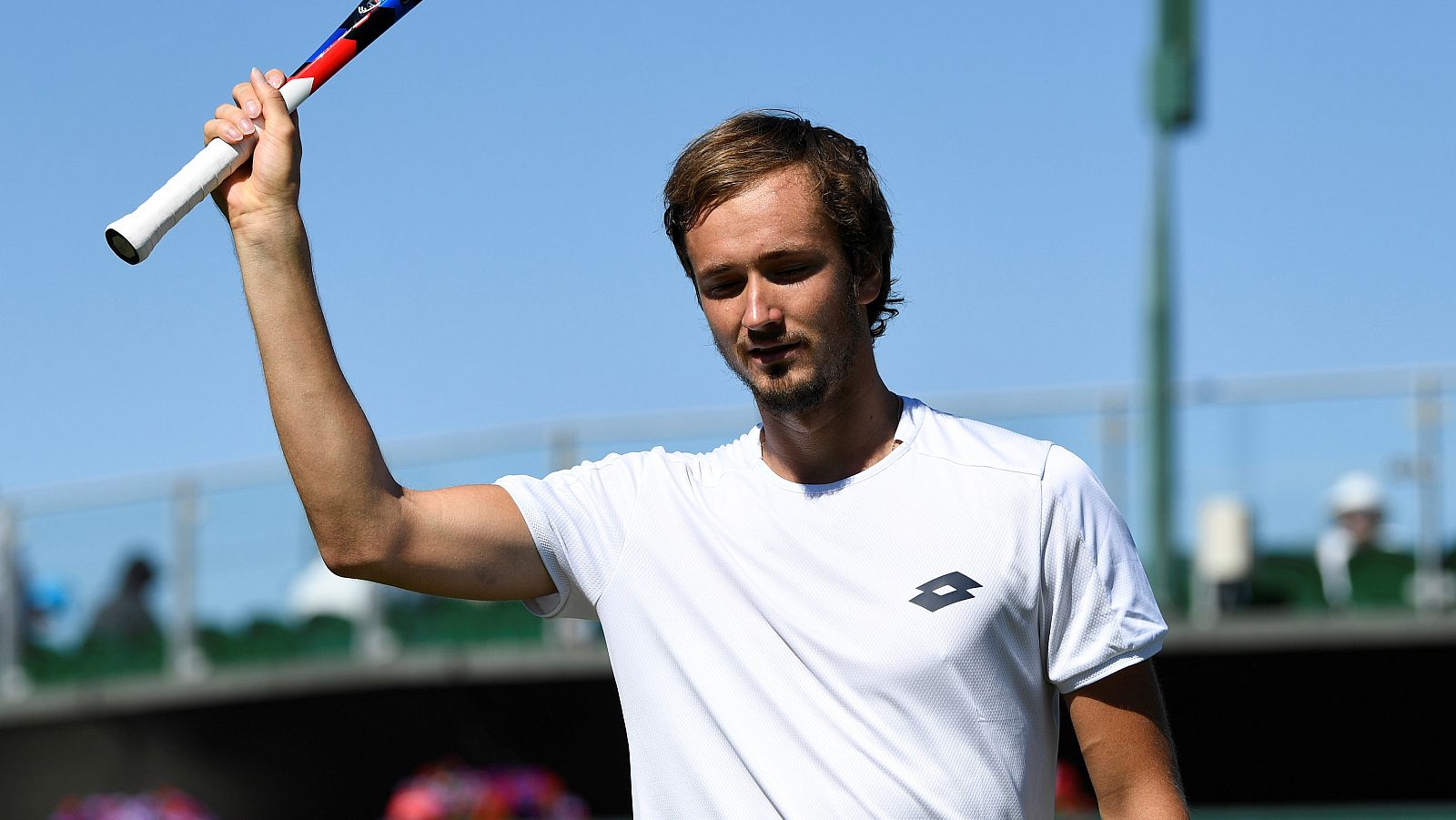 El tenista ruso Daniil Medvedev, verdugo del español García-López en Wimbledon.