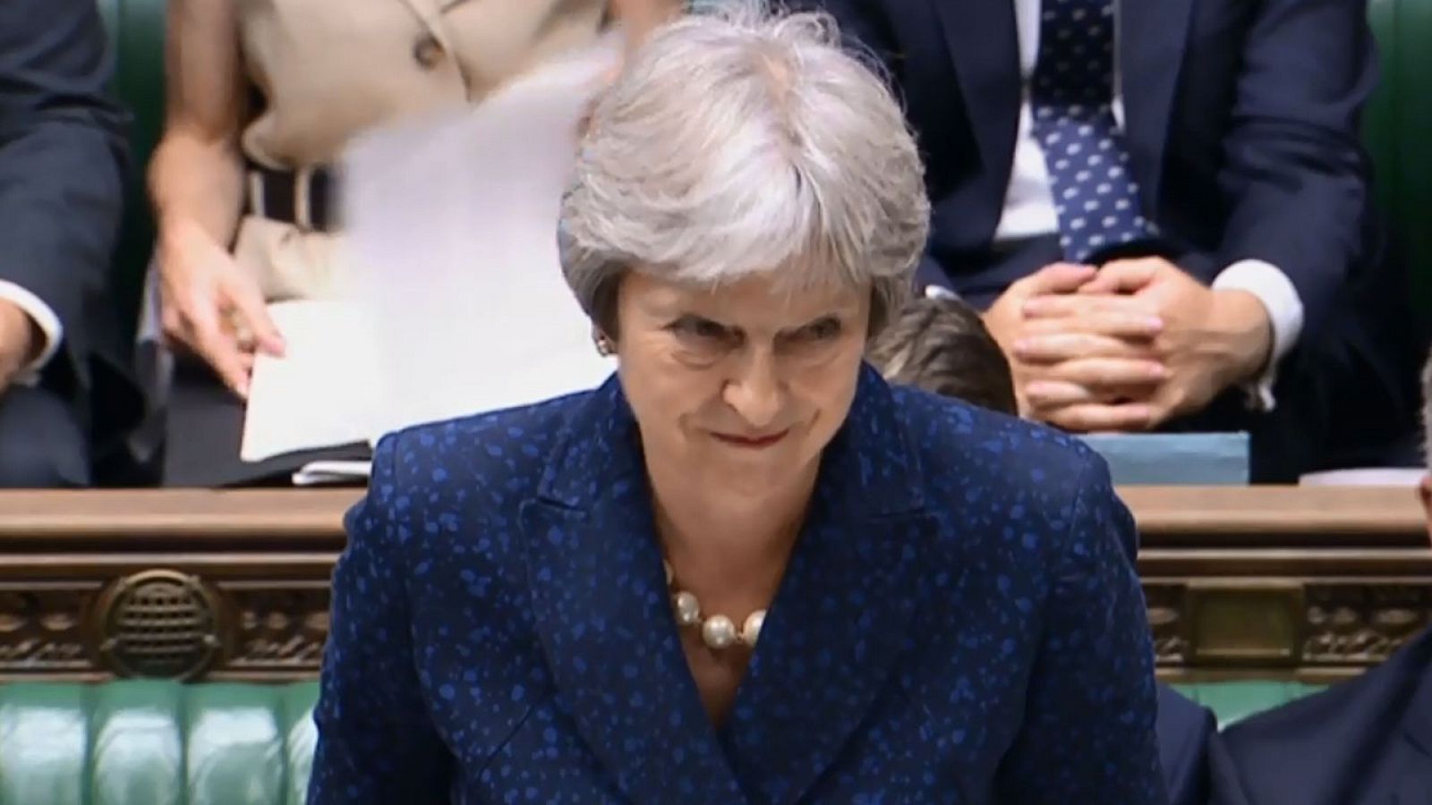 Theresa May defiende su plan para el 'Brexit' en el Parlamento británico