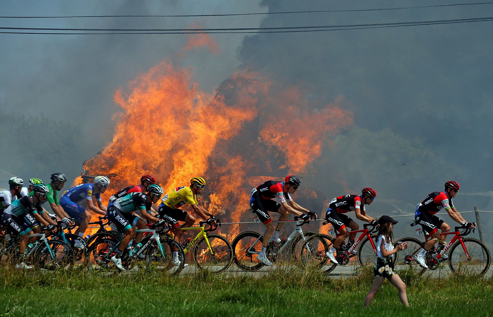 Imagen de la etapa 6 del Tour de Francia 2018.