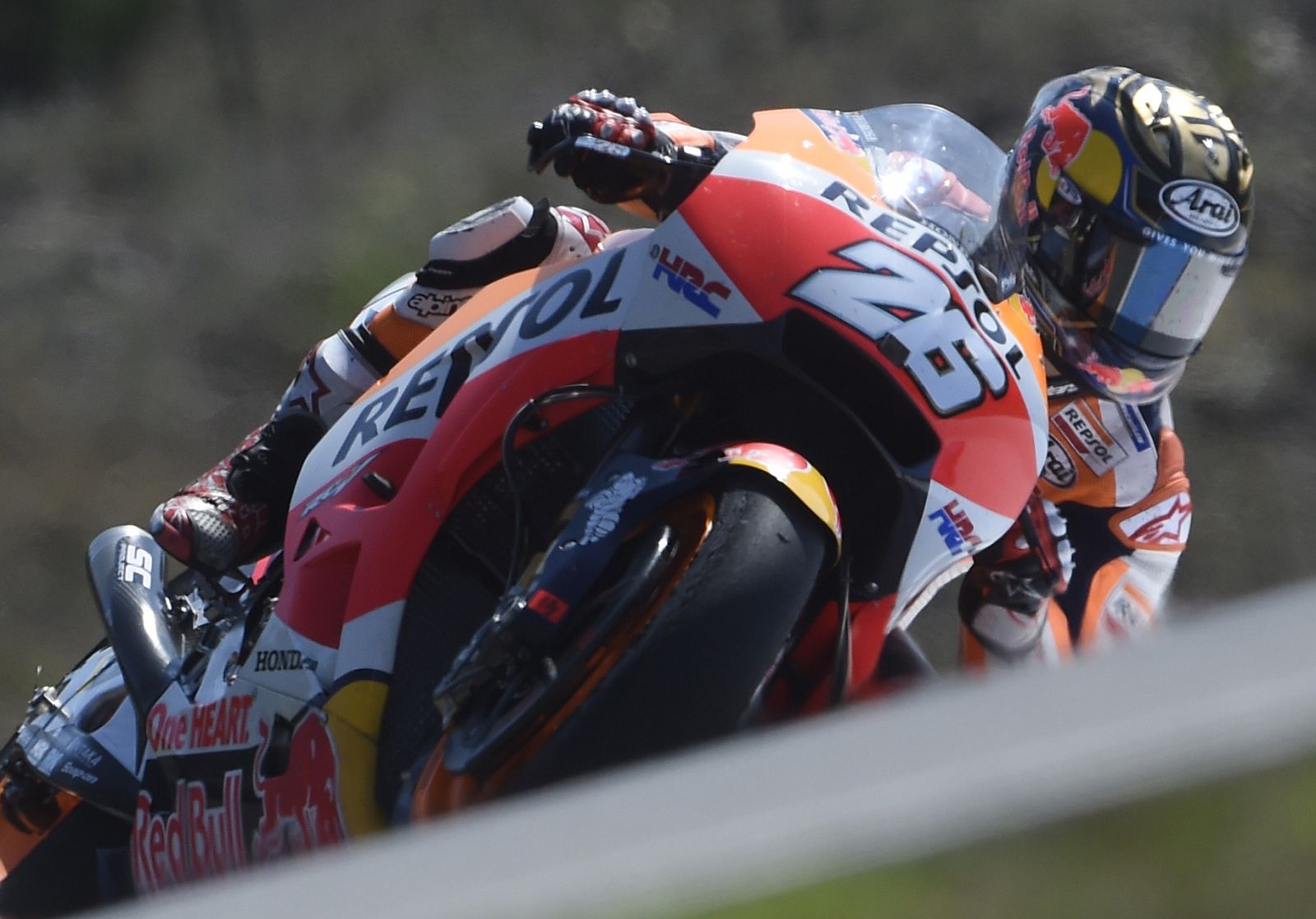 Dani Pedrosa durante los entrenos de Brno.