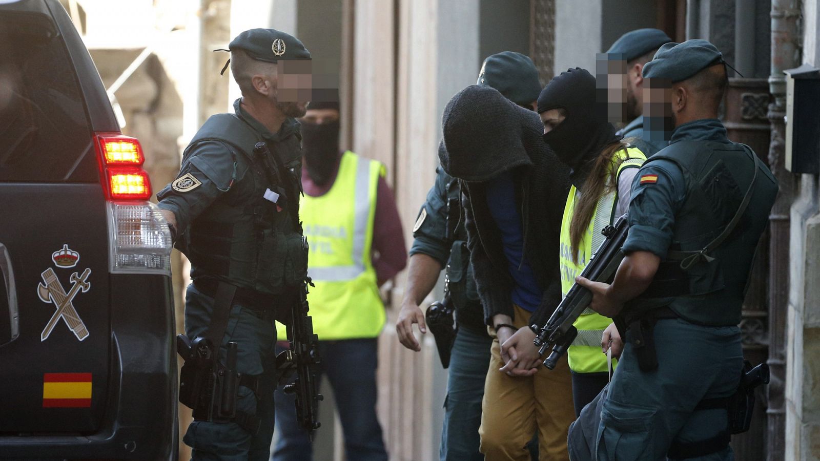 Guardias civiles detienen a un joven marroquí por apología del terrorismo yihadista (archivo)