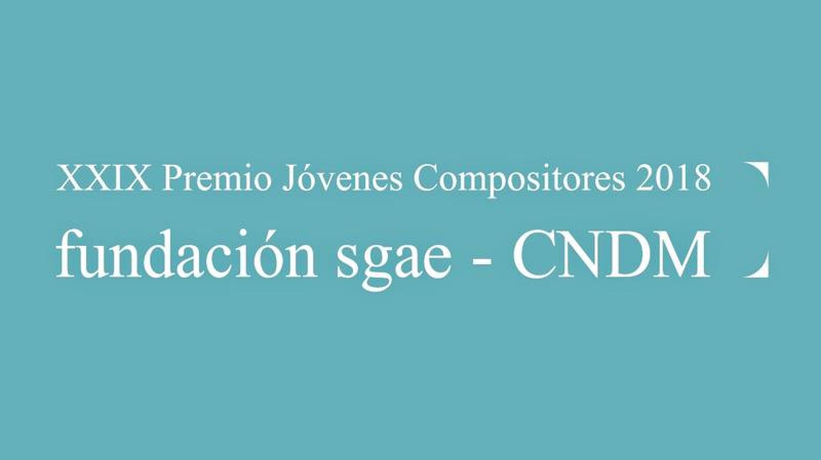 Premio Jóvenes Compositores 2018