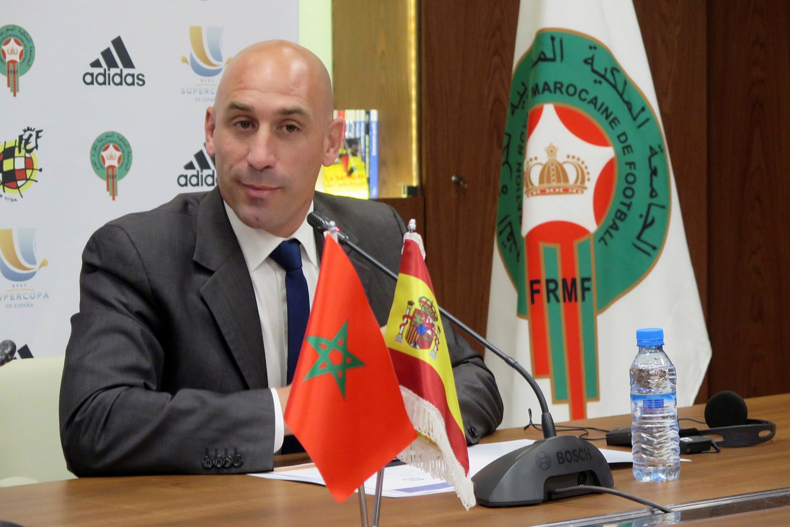 El presidente de la Real Federación Española de Fútbol, Luis Rubiales.