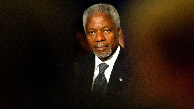Kofi Annan en una imagen de archivo del 14 de octubre de 2004