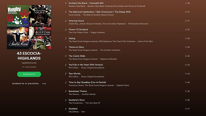 Música para viajar... Highlands