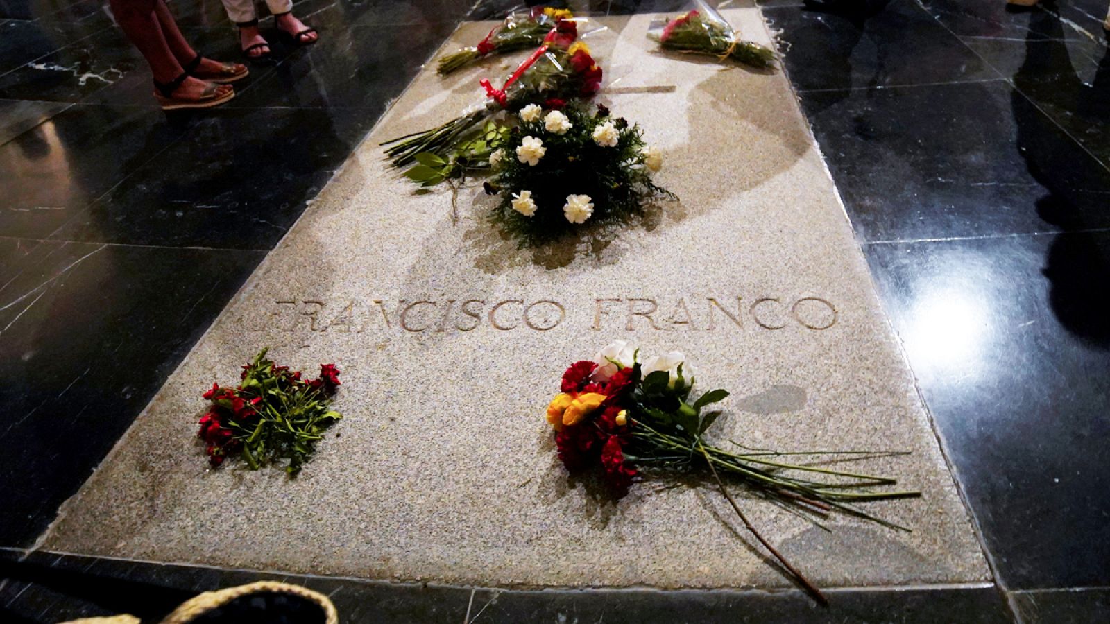 Tumba de Francisco Franco en El Valle de los Caídos.