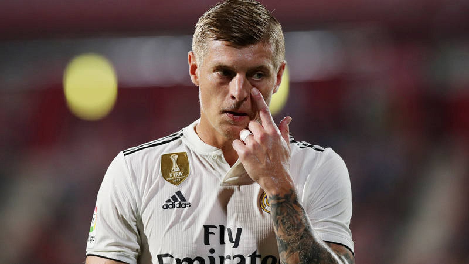 El centrocampista alemán Toni Kroos, en un partido del Real Madrid.