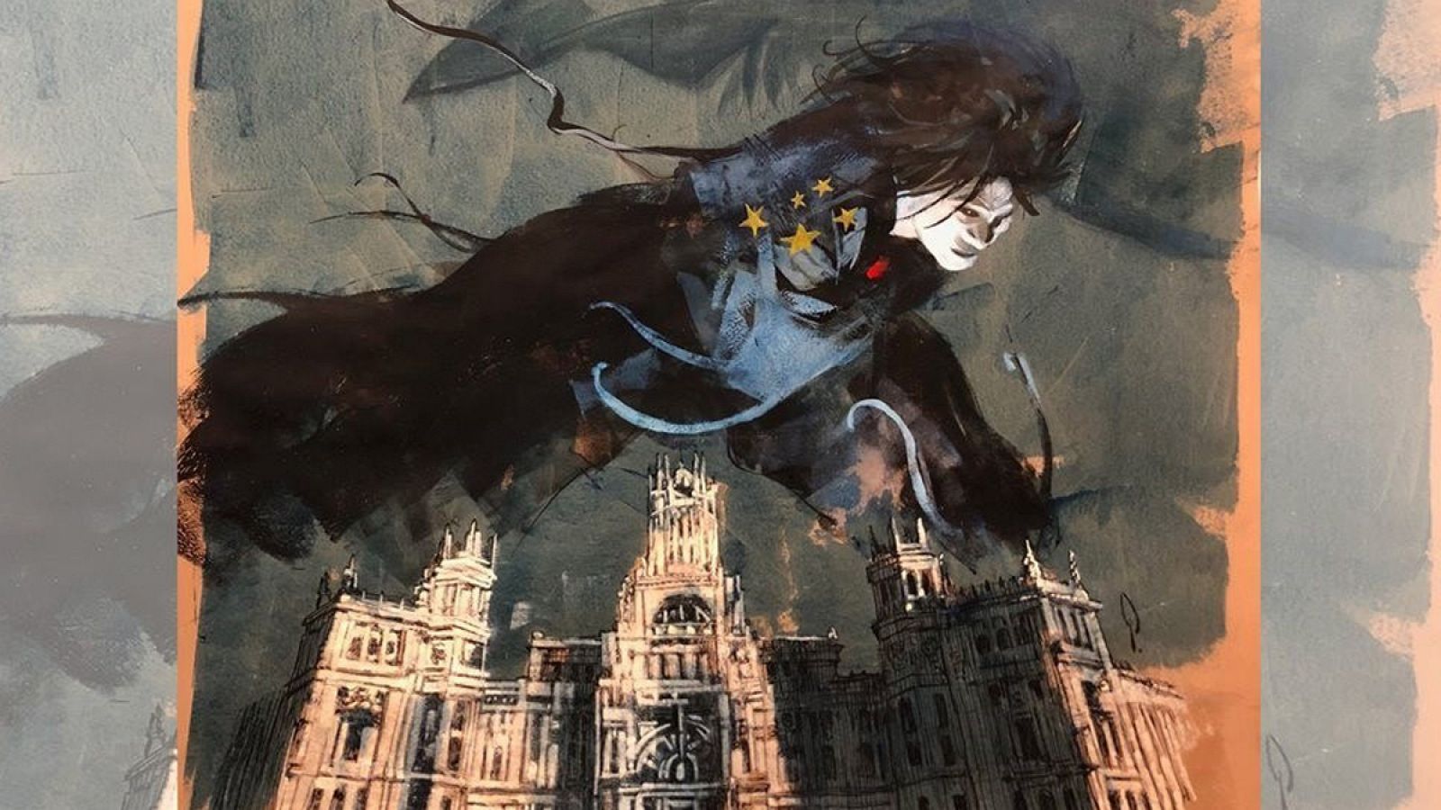 Cartel de George Pratt para Heroes Comic Con Madrid