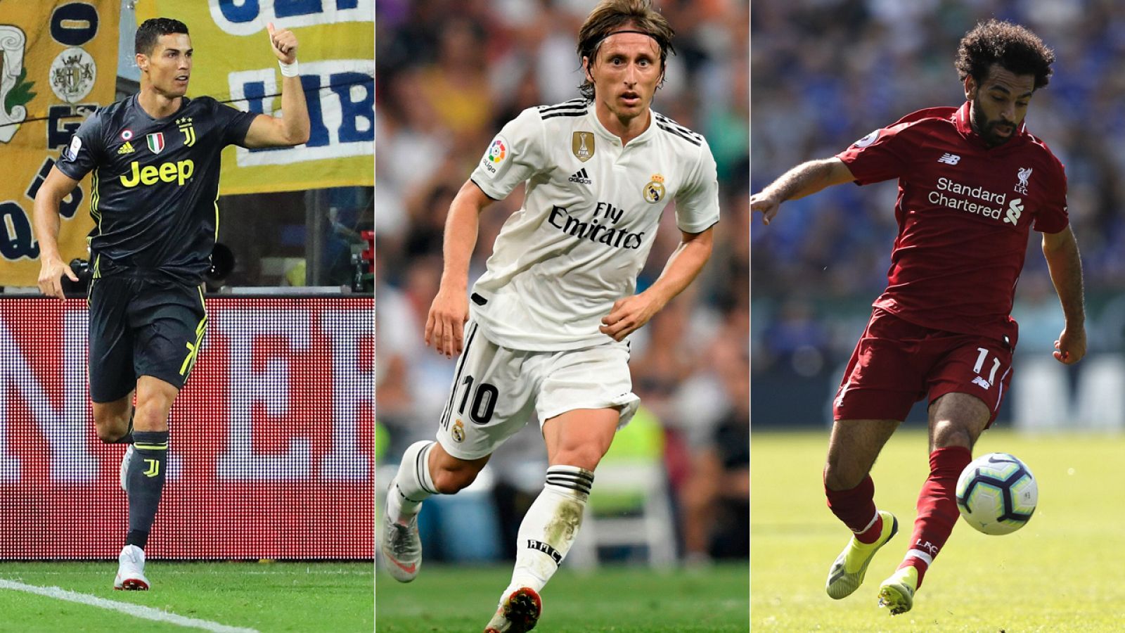 Cristiano, Modric y Salah, candidatos al premio 'The Best' de la FIFA