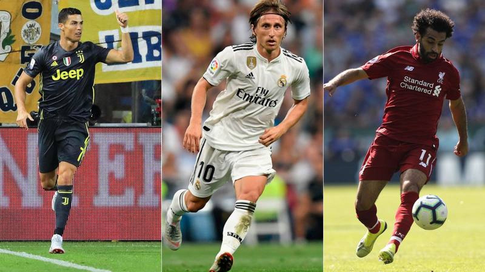 Cristiano, Modric y Salah, candidatos al premio 'The Best' de la FIFA 