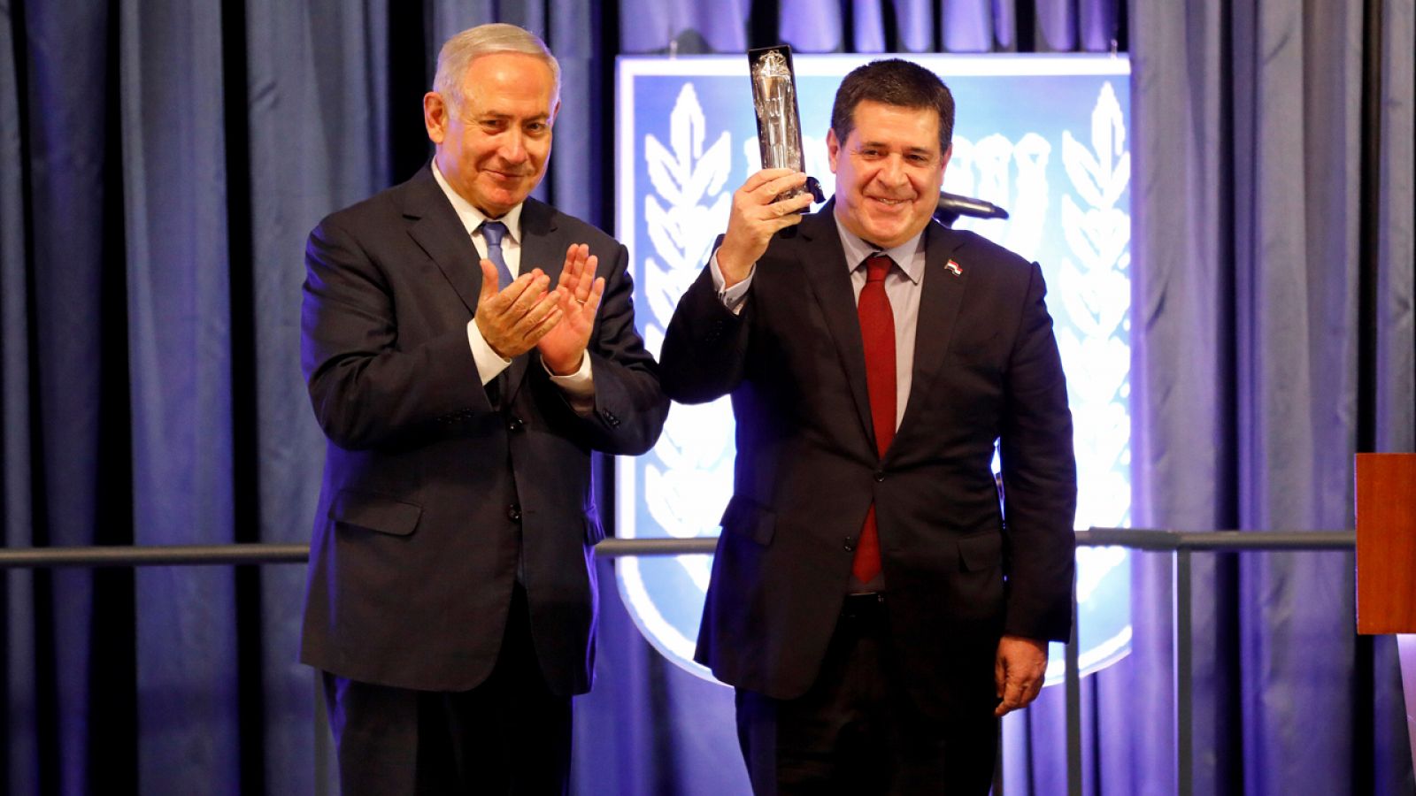 El expresidente de Paraguay inaugura junto al primer ministro israelí la embajada en Jerusalén