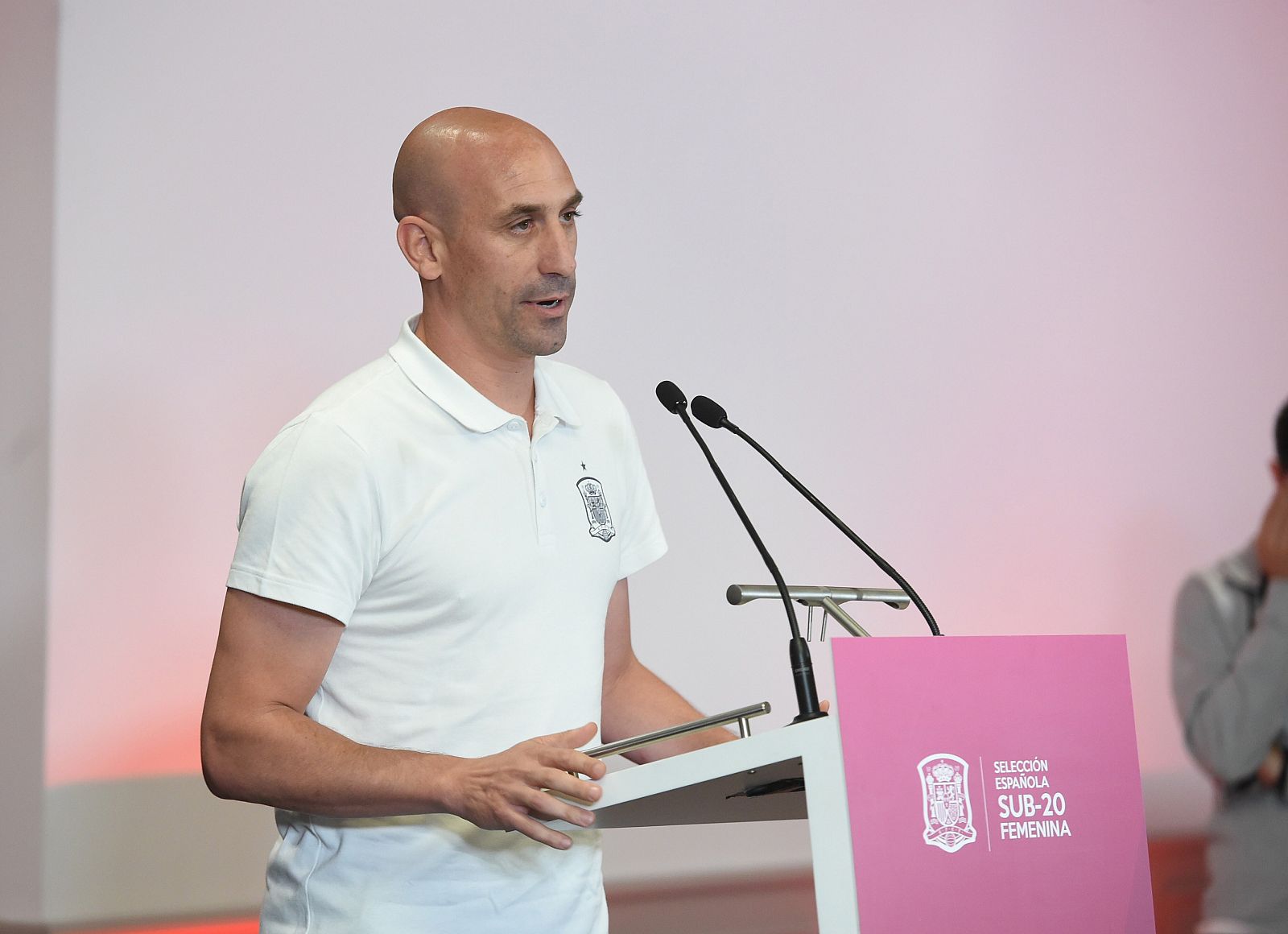 El presidente de la Federación Española de Fútbol, Luis Rubiales.