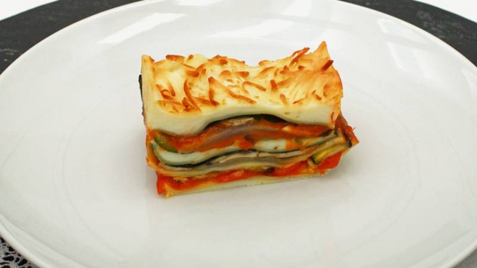 Recetas MasterChef - Lasaña de Verduras gratinada 