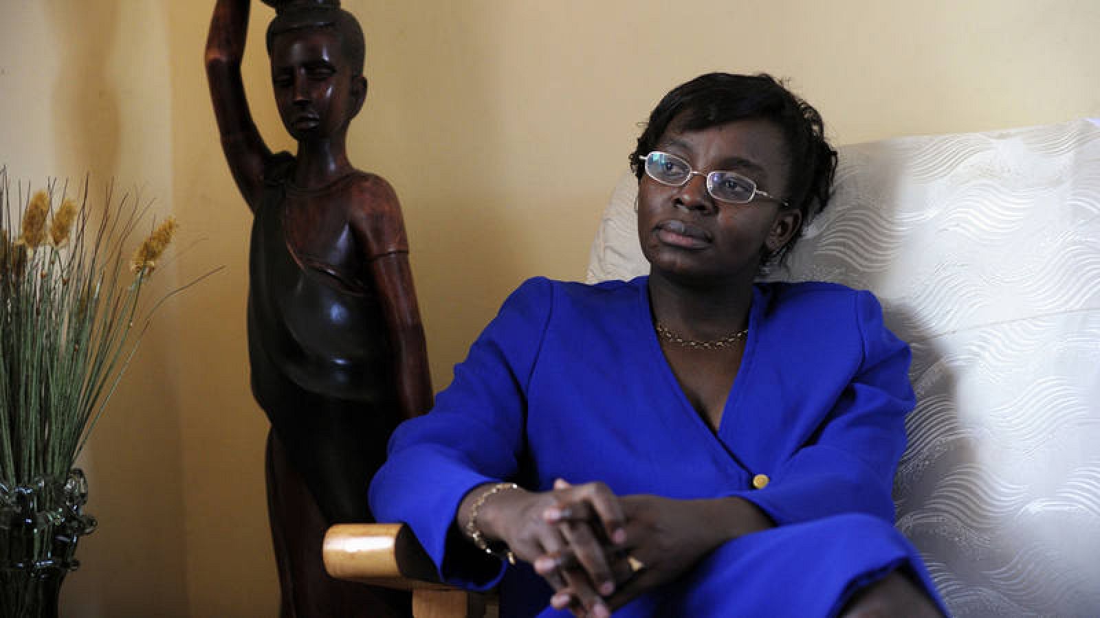 Una imagen de archivo del 7 de abril de 2010 de Victoire Ingabire Umuhoza