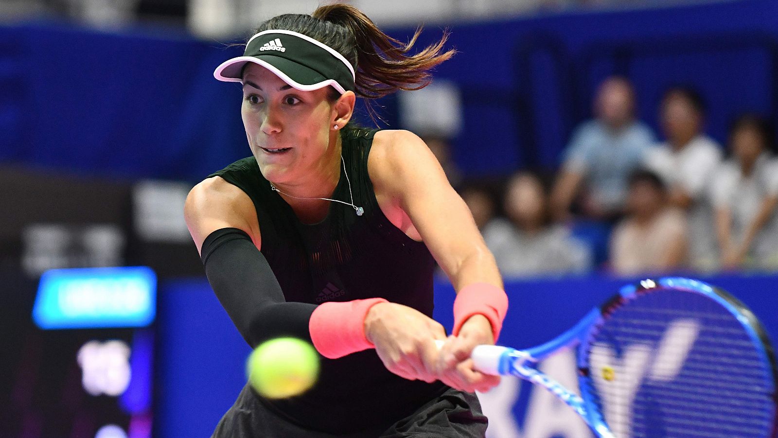 Garbiñe Muguruza, en su estreno en Tokio.