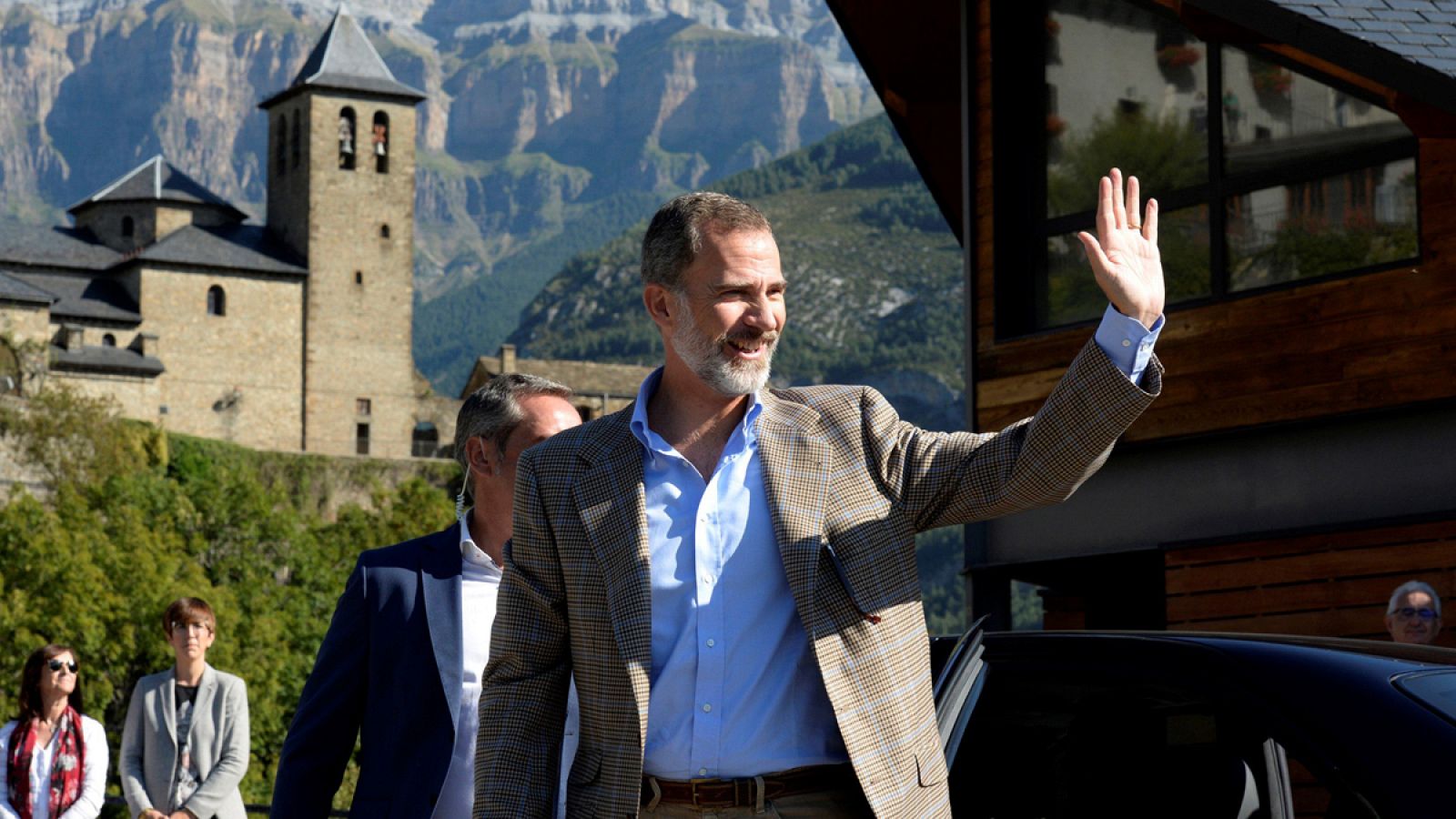 Felipe VI visita el Parque Nacional de Ordesa y Monte Perdido