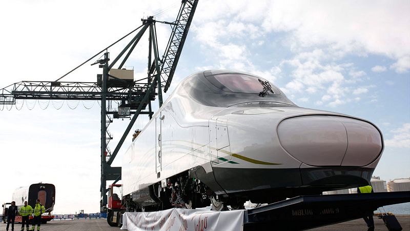 El primer AVE fabricado para Arabia Saudí, conocido como el "AVE de los peregrinos"