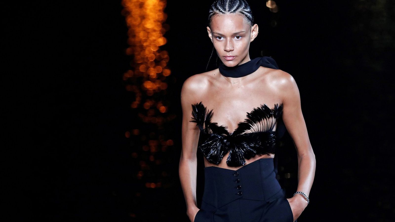 Desfile de Saint Laurent