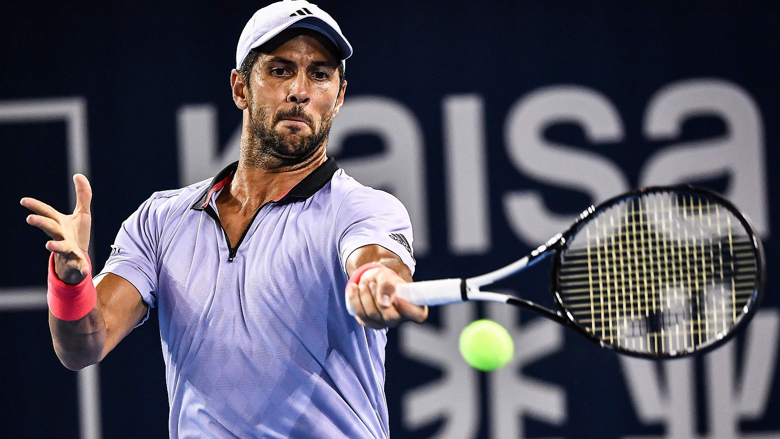 El tenista español Fernando Verdasco, en su partido ante Murray.