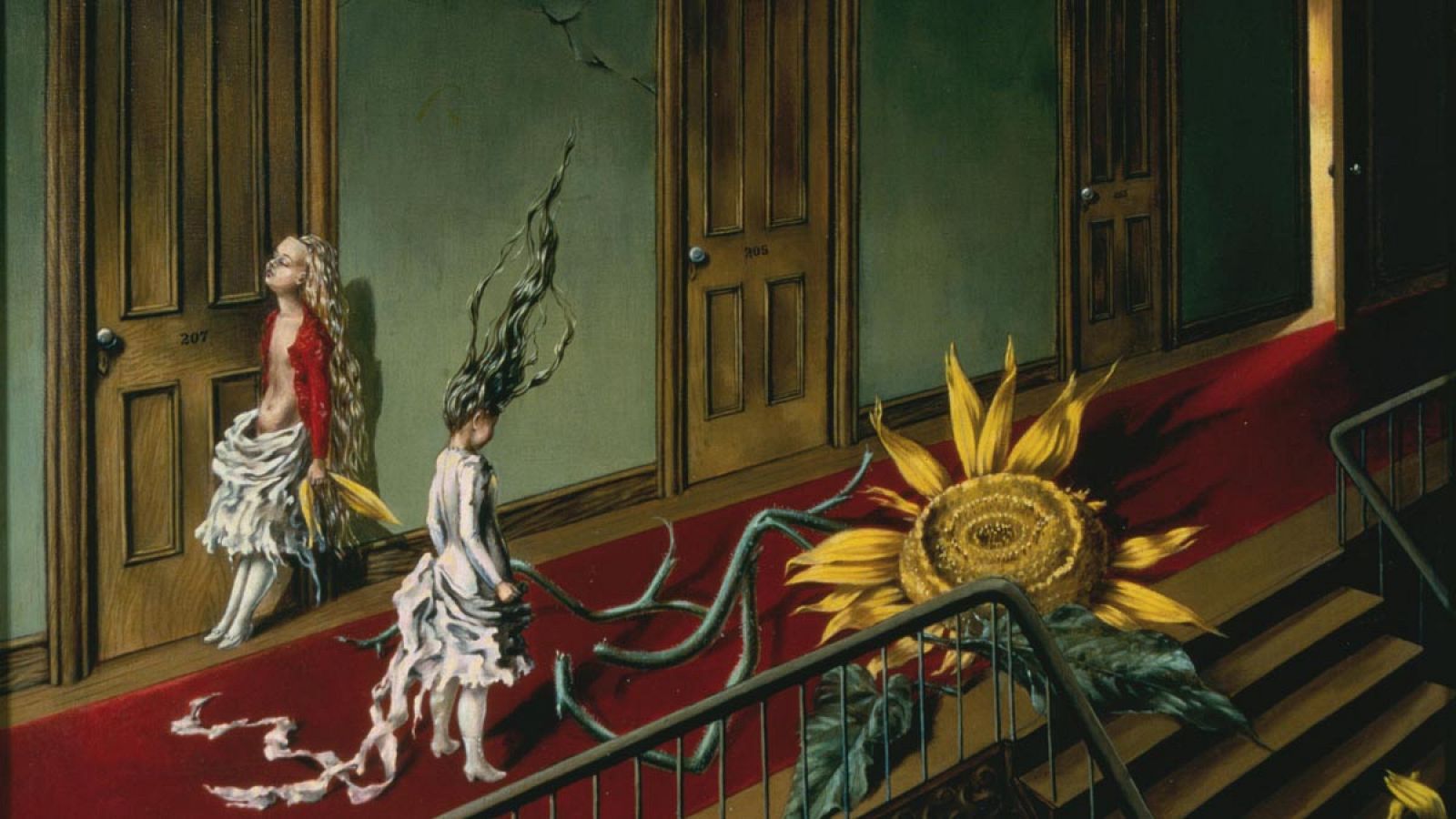 'Eine Kleine Natchtmusk', 1943, Dorothea Tanning.