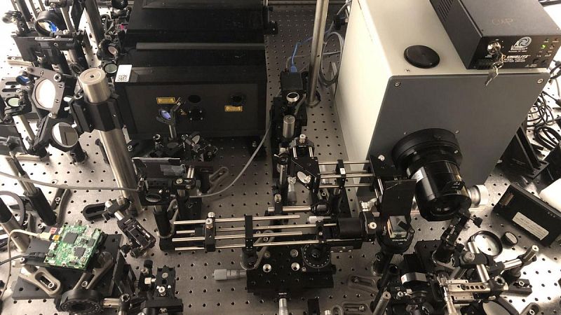 Imagen de T-CUP, la cámara más rápida del mundo.