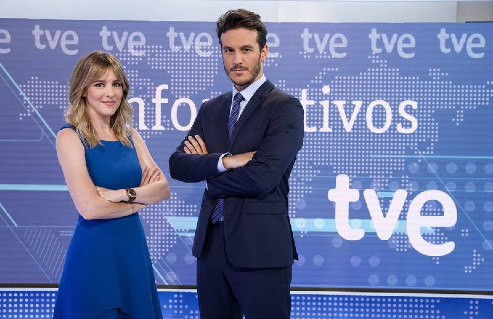 Ibañez y Losada, en el plató del Matinal 