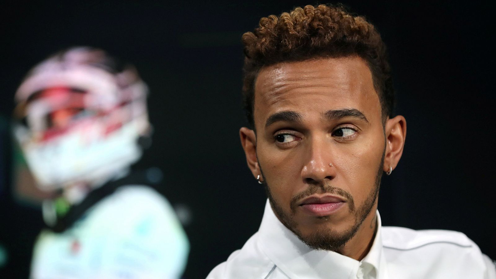 El piloto inglés de Mercedes, Lewis Hamilton.