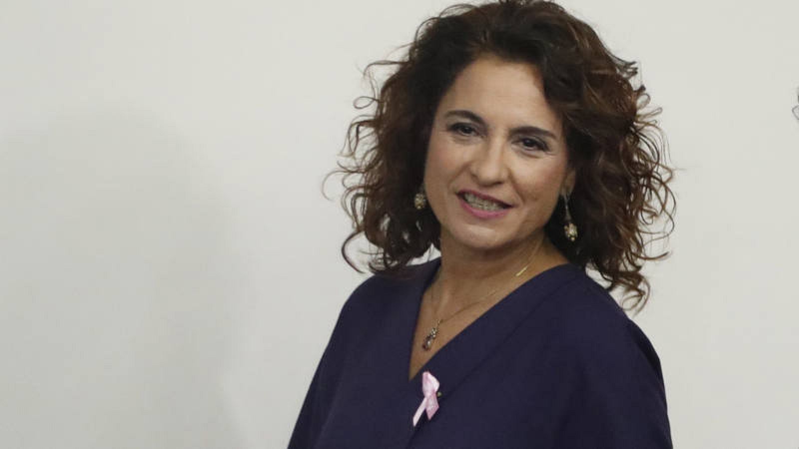 La ministra de Hacienda